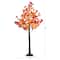 5ft. Pre-Lit Bright Autumn Eucalyptus Artificial Fall Tree with 300 Warm White LED Lights
